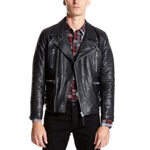 Neuw Mens Berlin Leather Jacket Small Black - NWT $595